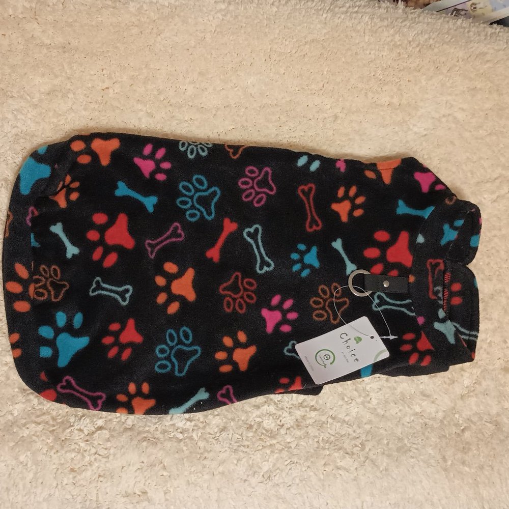 NWT ~ Homimp Soft Fleece Dog Vest with O-Ring For Leash Attachment (Size: Large)